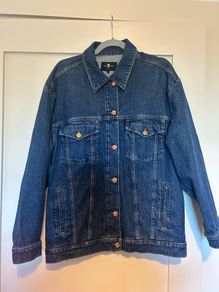 7 For All Mankind Denim Jacket Hardly worn size M