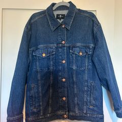 7 For All Mankind Denim Jacket Hardly worn size M