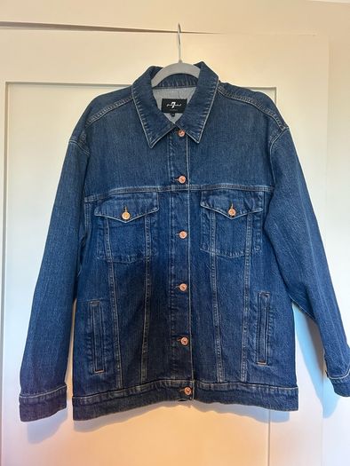 7 For All Mankind Denim Jacket Hardly worn size M