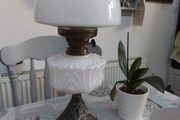 Victorian Double Wick Oil Lamp