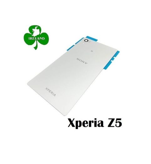 For Sony Xperia Z5 Back/Battery Cover Glass Plate Housing Replacement Grey/Silver