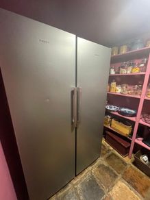 Hotpoint tall larder fridge and tall freezee