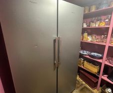 Hotpoint tall larder fridge and tall freezee