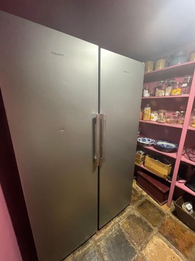Hotpoint tall larder fridge and tall freezee