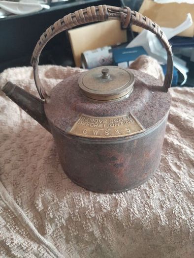 vintage g.w.s r kettle
