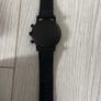 Emporio Armani Luigi Chronograph Black Dial Black Rubber Strap Watch Image 4