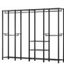 Heavy Duty Corner Clothes Rack Wardrobe 499 kg Capacity Adjustable Storage System Image 4