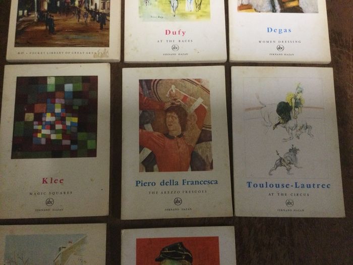 Vintage Art Books X 7 ( Small) - Reduced