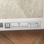 Tiles large rock salt white gold new box of 2 Image 2