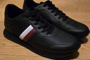Tommy Hilfiger black leather sneakers,  size 11UK,  price 55e