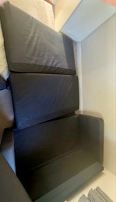 IKEA Charcoal Grey 2.    Seater Sofa Bed Bed