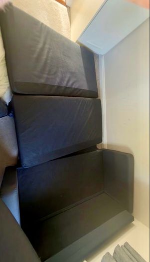 IKEA Charcoal Grey 2.    Seater Sofa Bed Bed