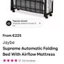 Supreme Automatic Folding Bed With Airflow Mattress Image 3