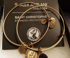 Reduced - 2 x Alex & Ani bronze/ gold bangles