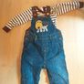 Next Dungarees and jumper baby Image 4