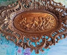 Antique wall plaque