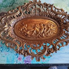Antique wall plaque