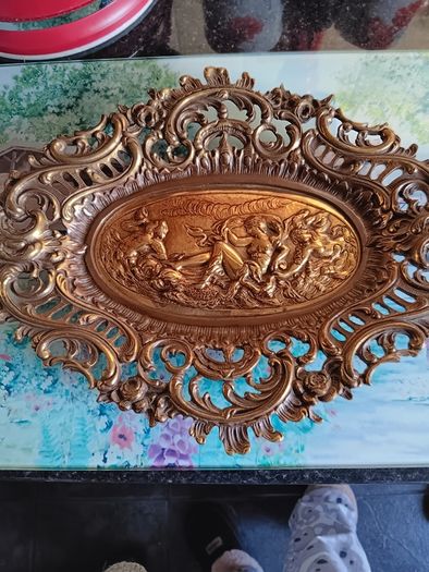 Antique  footed tray