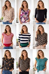 Ladies Tops - 2 for 10 Euro- Size 10