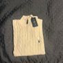 Ralph Lauren Cable Knit Quarter Zip, Men's Size XL, Cream Colour Image 3
