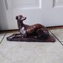 Vintage Sculpture of A Greyhound Image 3