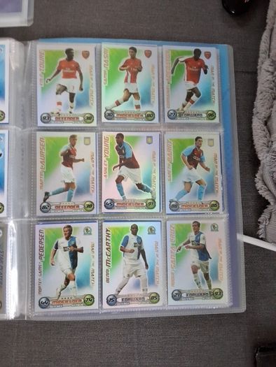 Match attax cards 08/09