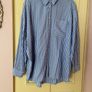 Lefties (Zara Group) Blue & White Stripe Oversize Shirt UK 14 Image 5
