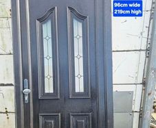 pvc double glazed door