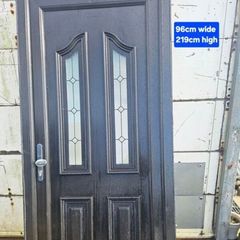 pvc double glazed door