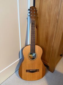 Fender MA-1 3/4 Acoustic Guitar Natural With Padded Stagg Gig Bag