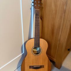 Fender MA-1 3/4 Acoustic Guitar Natural With Padded Stagg Gig Bag