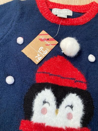 baby Christmas dress, 6-9m, new