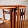 Danish Mid Century Modern Teak Nest Of Tables / B.C. Mobler, Vejle, Denmark, Vintage 1960s Image 5