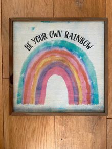 Rainbow wall art
