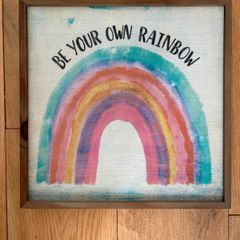 Rainbow wall art