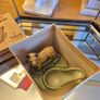 Vintage Wade England Ceramic Pipe Stand- German Shepherd Alsatian Figurine - Boxed, AV Image 2