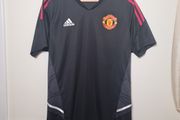 Mens Adidas Manchester United Football Shirt Training Jersey Black 2022-2023 Size Large