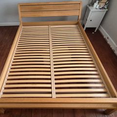 Habitat Radius Solid Oak EU King Size Bed Frame