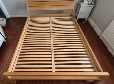 Habitat Radius Solid Oak EU King Size Bed Frame