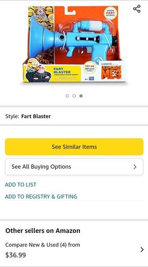 Despicable Me Fart Blaster