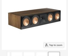Flagship Klipsch Reference RC64 Giant Center Speakers absolute Beast solid Cherry wood