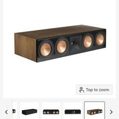 Flagship Klipsch Reference RC64 Giant Center Speakers absolute Beast solid Cherry wood