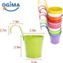 10 x Metal Iron Flower Pot Vase Hanging Balcony Garden Planter Home Decor Image 3