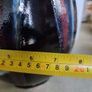 Beautiful Vase Rare Three Hands Corp. Gray, Purple,and Brown redishe Drip flamed Glaze made in china . Image 3