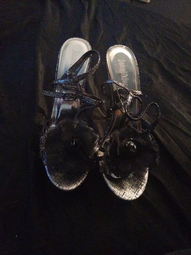 black heels
