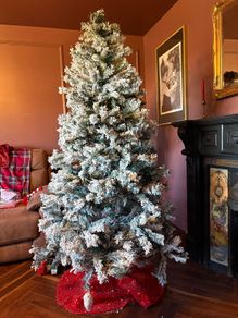 snowy Christmas tree