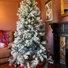 snowy Christmas tree
