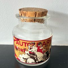 Early 20th Century Automotive Glass Jar