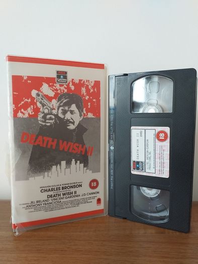 Death Wish Charles Bronson VHS Pal Video Cassette Tape Certificate 18 Year 1981