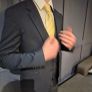 River Island Mens navy suit. Ideal for a Wedding or a Debs! Image 3